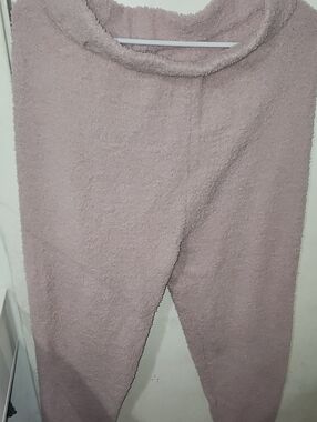 Cozy Women's Plush Jeggings - Mauve Pink